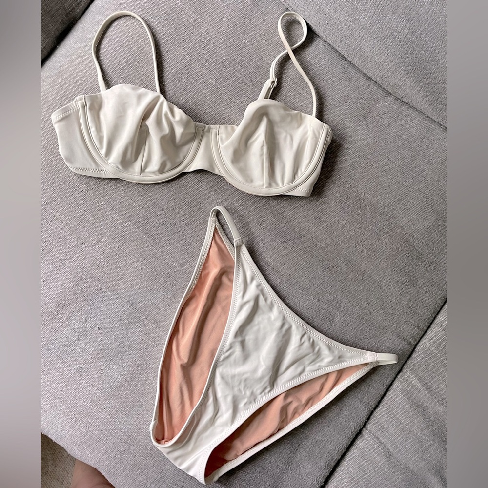 J. Crew ivory swimsuit✨